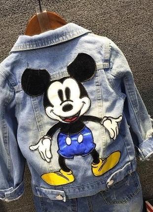 Стильный джинсовый пиджачок для мальчика