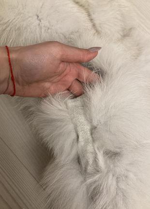 Меховая жилетка мех песец натуральный mykonos