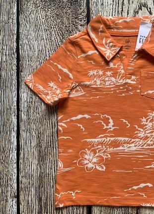 Футболка поло гаваї gap