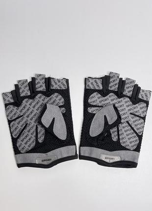 Женские спортивные перчатки черного цвета размер l3 фото