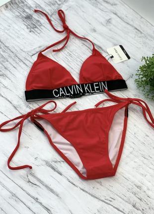 Купальник женский calvin klein b29 красный