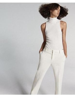 Трикотажный боди в рубчик котоновий боді топ zara