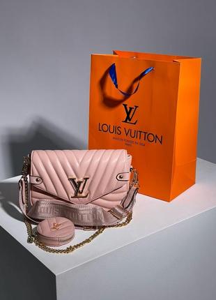 Сумка у стилі louis vuitton wave pink9 фото