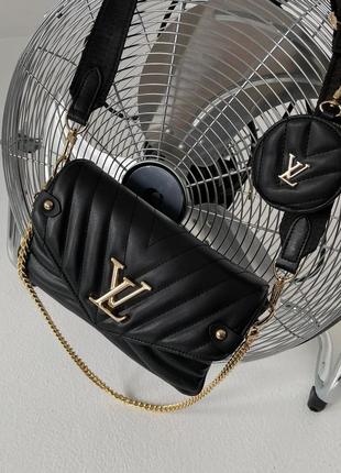 Сумка у стилі louis vuitton wave black4 фото