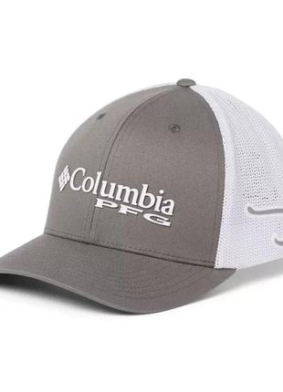 Сетчатая бейсболка pfg logo columbia sportswear — высокая корона