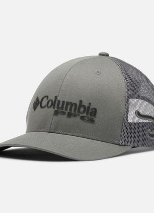 Сетчатая бейсболка pfg logo columbia sportswear — высокая корона