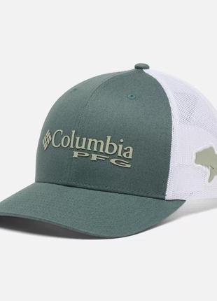 Сетчатая бейсболка pfg logo columbia sportswear — высокая корона