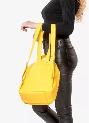 Жіночий рюкзак sambag brix mqh жовтий4 фото