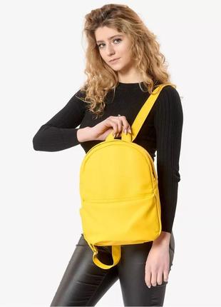 Жіночий рюкзак sambag brix mqh жовтий3 фото
