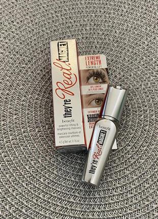 Тушь с эффектом удлинения benefit they’re real! magnet mascara black, 4.5g