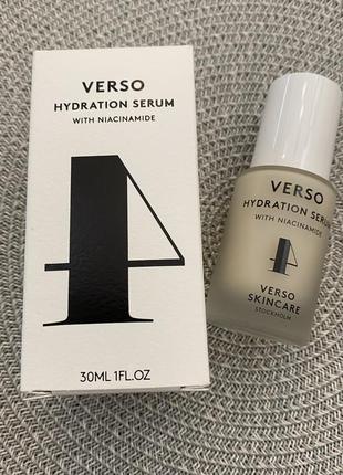 Зволожувальна сироватка verso hydration serum 4