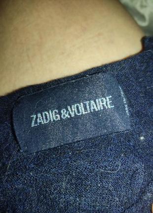 Крутий мериносовий светр з черепом zadig & voltaire3 фото