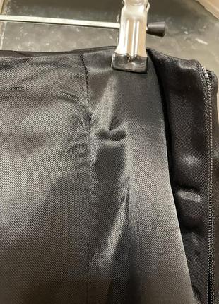 Черная юбка с разрезом mohito8 фото