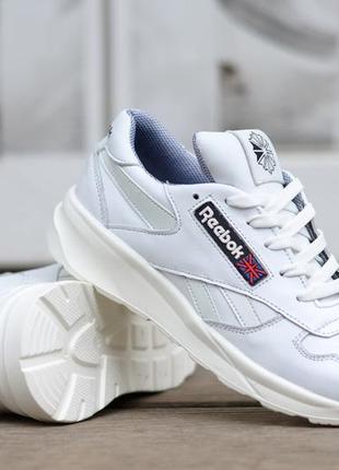 Женские кожаные кроссовки reebok женккие кроссовки рыбок кожаны