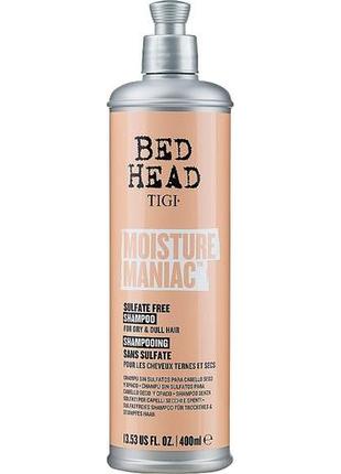 Зволожуючий шампунь tigi bed head moisture maniac shampoo 400 ml
