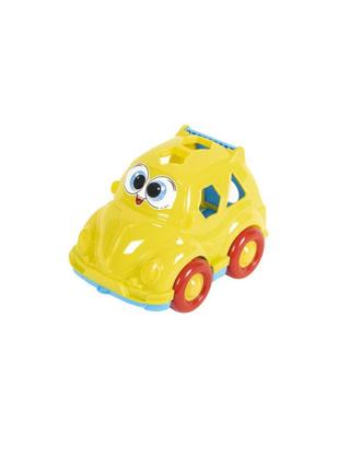 Дитяча іграшка жук-сортер orion 201or автомобіль (жовтий)