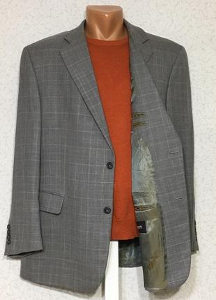 Пиджак шерстяной bugatti (54-56)7 фото