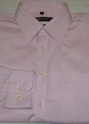 Рубашка мужская розовая tailor & son (р.l)
