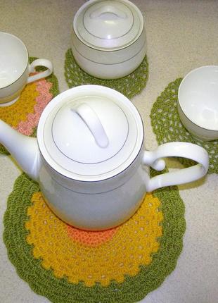 Вязанные салфетки