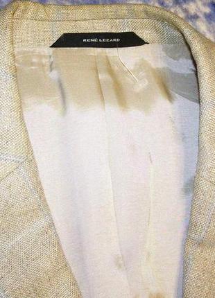 Пиджак шерстяной rene lezard (50-52)4 фото