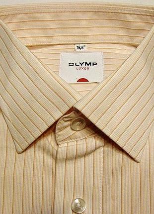 Рубашка чоловіча бобовняна olymp (l / 42)