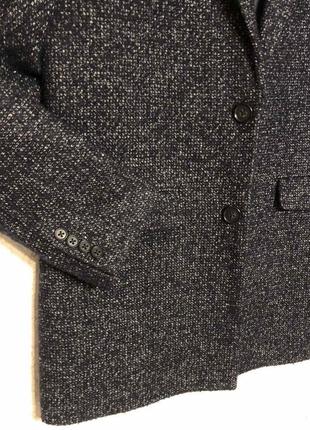Тёплый буклированый мужской пиджак полупальто 50-52 размер7 фото