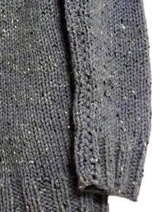 Мужской стильный свитер крупной вязки4 фото