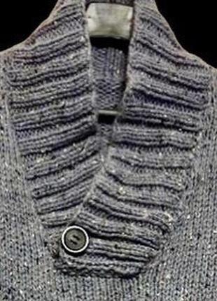 Мужской стильный свитер крупной вязки5 фото
