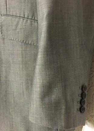 Пиджак мужской шерсть шёлк savile row ( 58-60 )8 фото