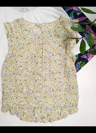 ❤️милая легкая блузочка в цветы2 фото