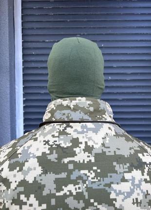 Балаклава военная армейская трикотаж хаки  балаклава летняя олива балаклава олива3 фото