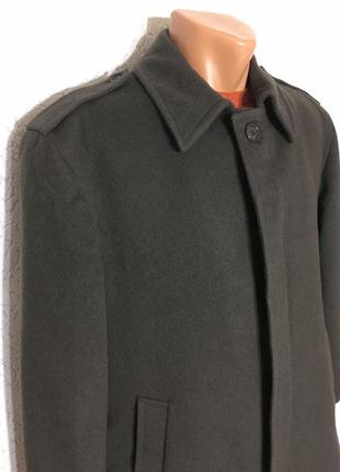 Пальто мужское шерстяное calais (52-54)3 фото