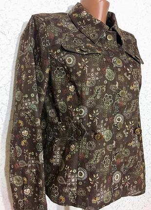 Легкая коттоновая цветная куртка