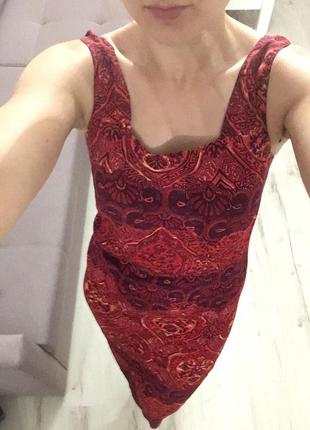 Летнее платье футляр без подклада в стиле etro