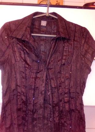 Блуза  женская фирмы tu с паетками