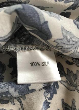 Туника шелковая стильная модная дорогой бренд ane mone размер 38 или м