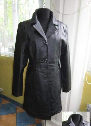 Оригинальная женская кожаная куртка  canda (c&a). лот 5002 фото