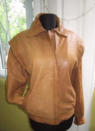Женская кожаная куртка на меху.  германия. лот 5041 фото
