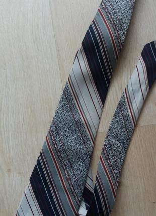 Краватка вінтажна в смужку2 фото