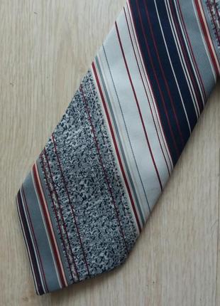 Краватка вінтажна в смужку3 фото