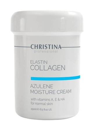 Christina elastin collagen azulene/ азуленовый увлажняющий крем для нормального типа кожи2 фото