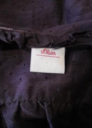 S. oliver . шовк , бавовна . класненькая кофточка блузка туніка . розмір 104 фото