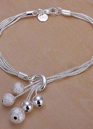 Браслет покрытие серебро