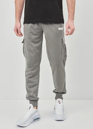 Спортивные штаны puma elevated ess tricot pants 58423702 xl castlerock