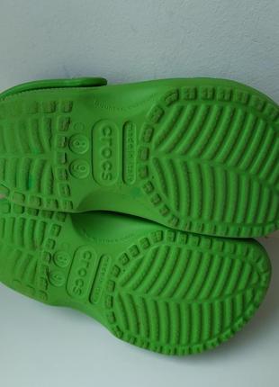 Крокси crocs 25-26р. 15.5-16 см. зелені10 фото