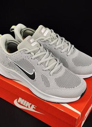 👟кросівки чоловічі nike air running all gray👟8 фото