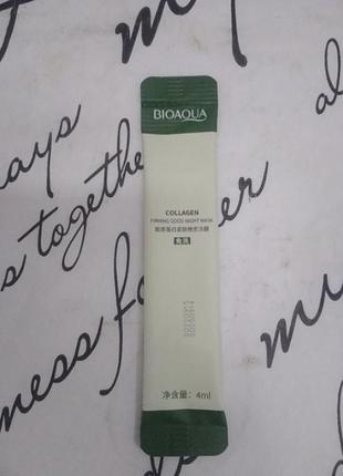Нічна маска для обличчя у стіках bioaqua Нічна firming sleeping mango mask з колагеном