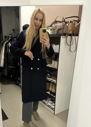 Идеальное плотное шерстяное пальто от бренда zara3 фото