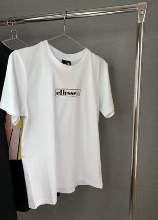 Белая базовая женская футболка от ellesse4 фото