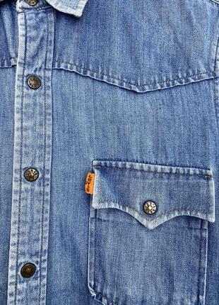 Levi’s orange tab винтаж овершает деним3 фото